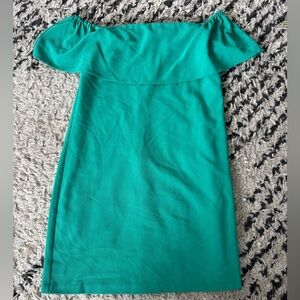 Charles Henry Off-Shoulder Dress